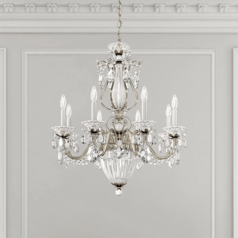 Bagatelle 11 - Light Chandelier, Heritage, Antique Silver