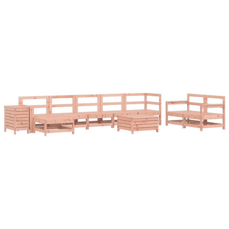 Wicker 9 - Person Garden Lounge Set