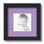 Cadre pour photo simple 5 "x 5" en bois mat-70811579