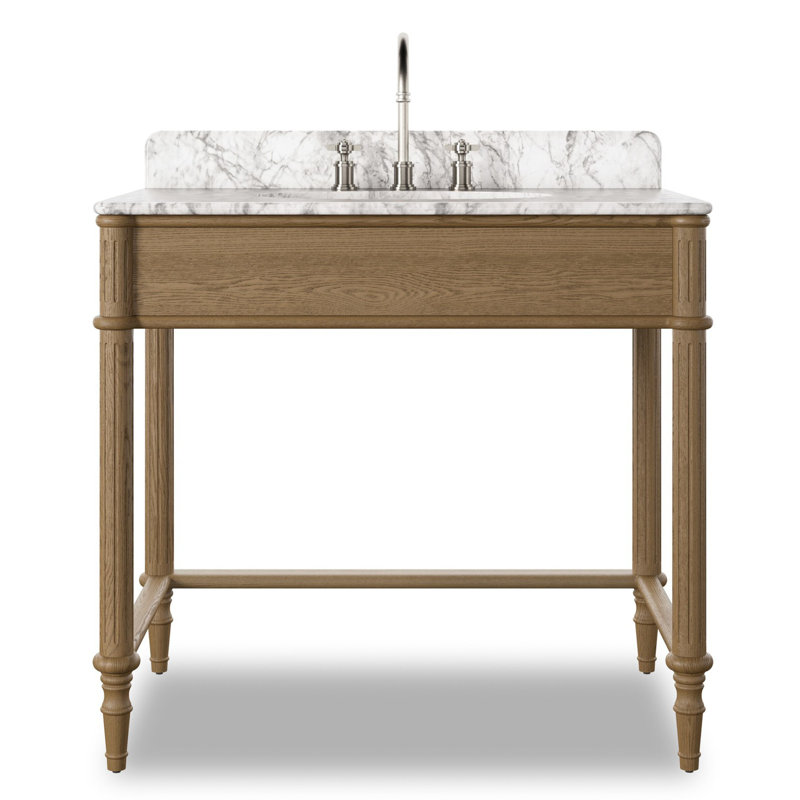 Toulouse Washstand-Washed Blonde Oak, Washed Blonde Oak
