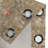 Dakota Fields Floral Grommet Curtain Garden Theme Hibiscus Sketch 50" x 108" Tan Pale Yellow Rose-1894855047