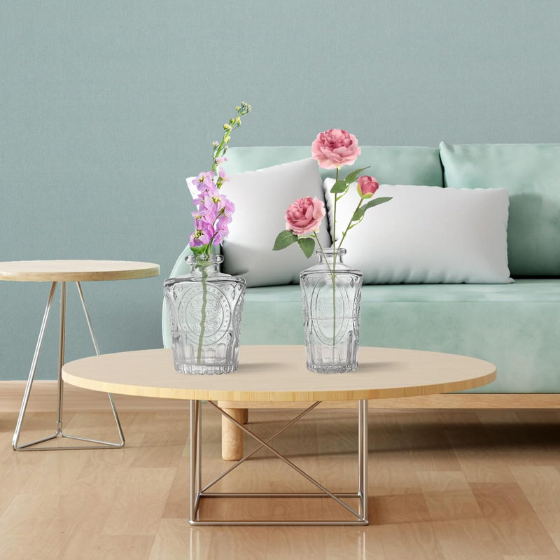 Vase de table en verre Ascano