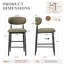 Yes Upholstered Bar Stool with Iron Frame-1066280064