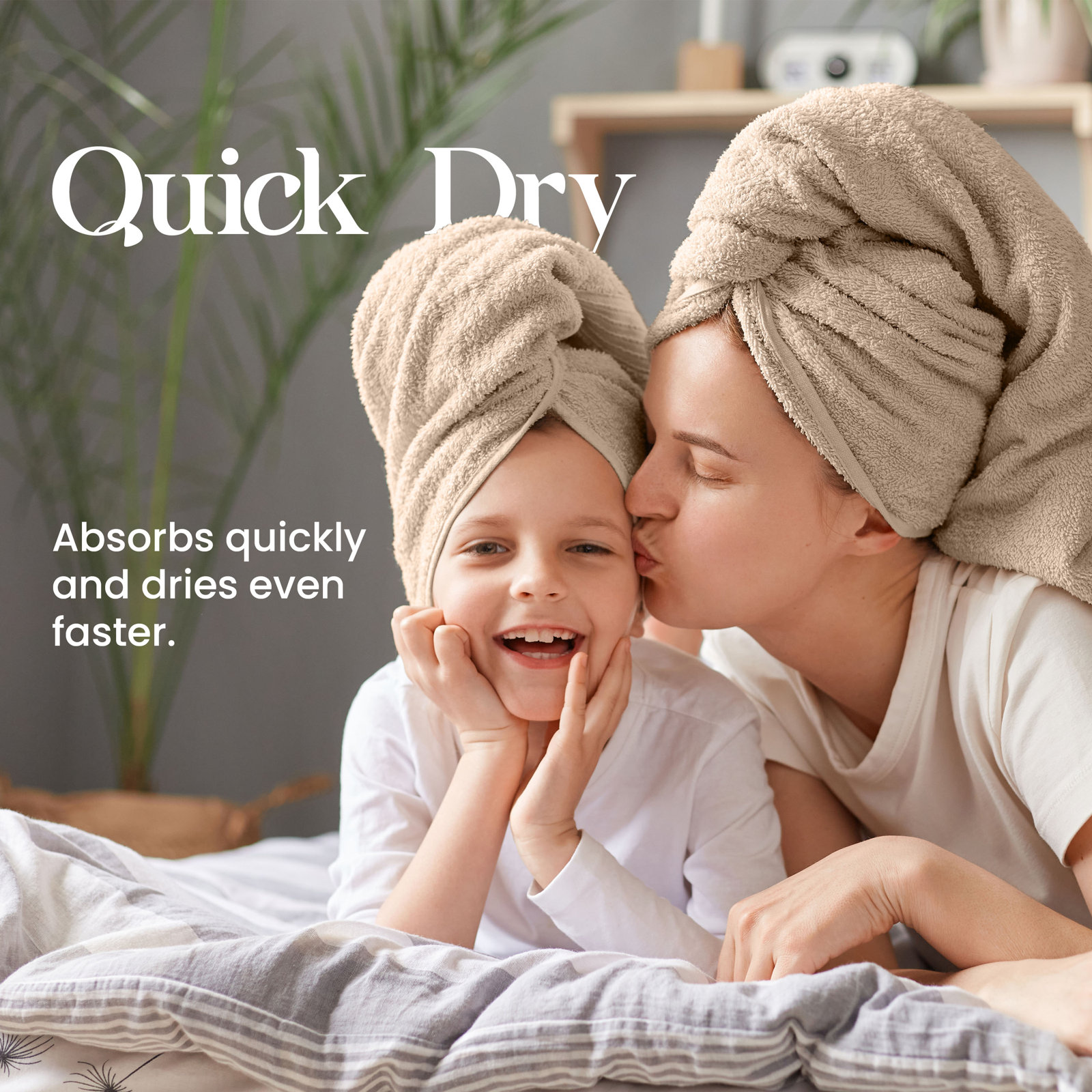 Essentials 6-Piece Bath Towel Set, Linen