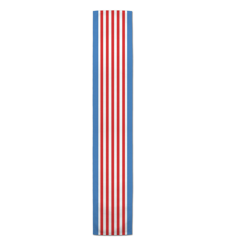 Chemin de table stripes Marble Falls, L 90 po x l 16 po