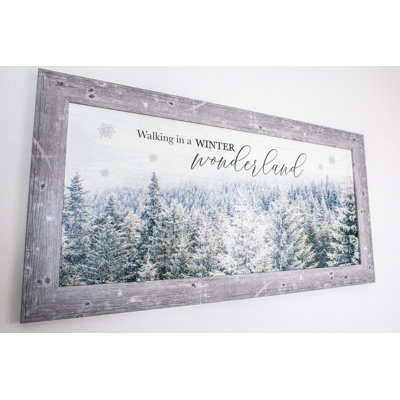Signe d'art Collinston «Walking in a Wonderland Christmas Snow»