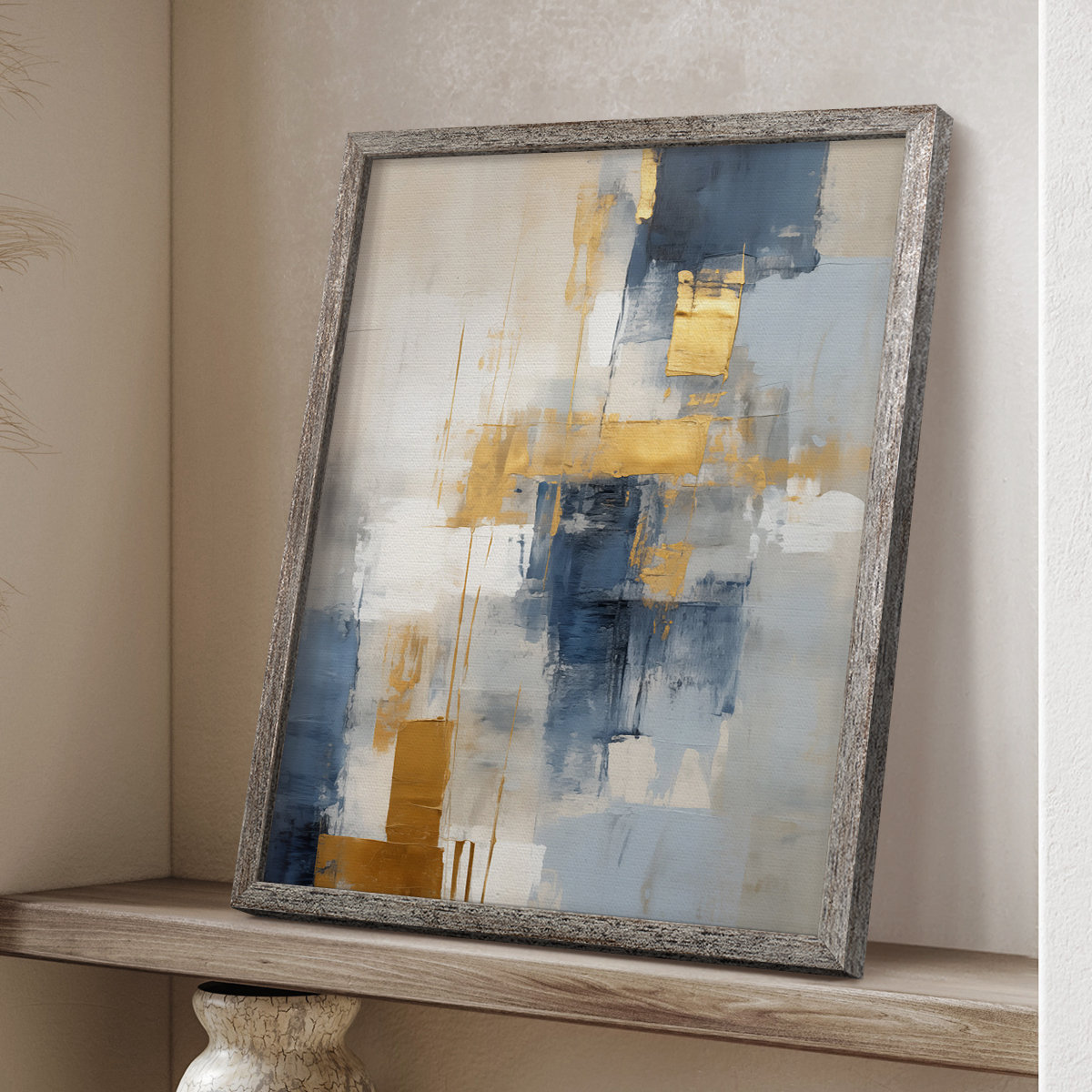 Ivy Bronx ABSTRACT Series DXLI Framed Print - Solid Wood | Wayfair
