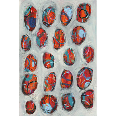 Abstract Circles I by Regina Moore - Painting