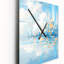 Horloge murale bleue surdimensionnée Perspectives - Cubisme-1407414147