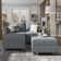 Manusite Convertible Modular Sectional Couch With Reversible Storage Chaise