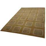 Canvello Hand Made Modern Panel Tibet Tibetan Rug - 6'0'' X 8'8''