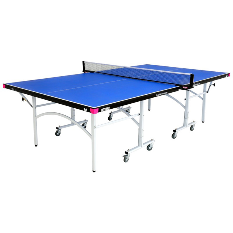 Table de tennis de table d'intérieur pliable Butterfly Easifold 19, Bleu, 0.75"