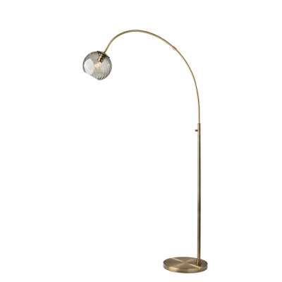Lampe sur pied arquée 72 po Delpha
