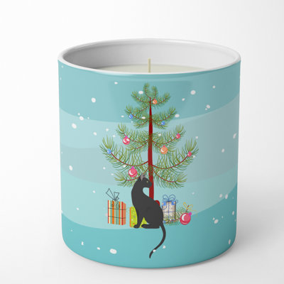 Bougie parfumée Pantherette Cat Merry Christmas Tree