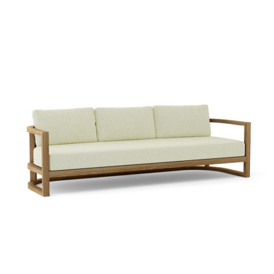 Massoumeh Teak 6 - Person Patio Conversation Set with Sunbrella® Cushions