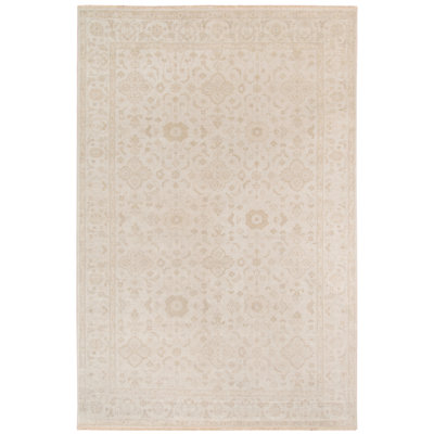 Ainsley Hand-Knotted Beige 2'x3' Rug
