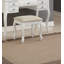 Ensemble de meuble-lavabo classique 1pc avec tabouret et tiroirs de couleur blanche