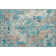 Premium Machine Washable Prisco Teal Rug