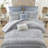 Perryn Blue Vintage Jacquard 7-Piece Queen Comforter Set-123553345-123553348