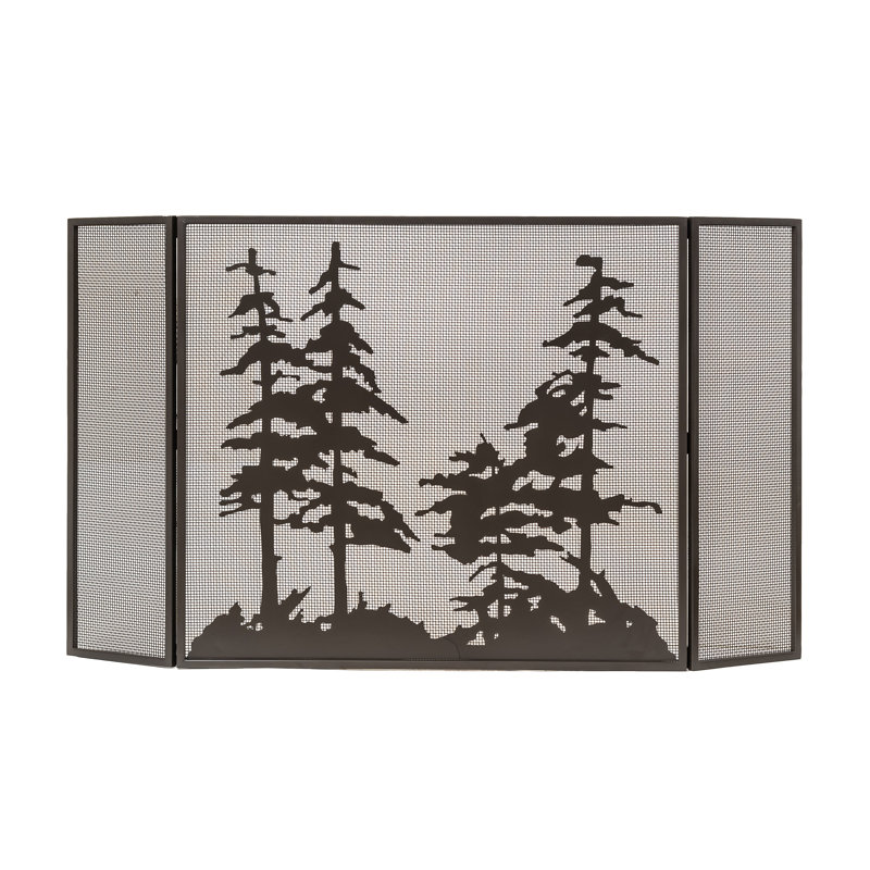 Tall Pines Folding Fireplace Screen