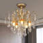 Plafonnier encastré en cristal Crystal Chandelier
