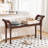Elegant Retro Style Bench with wing shape Arms,Bed End Bench for Living Room, Bedroom