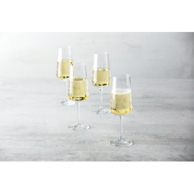 13.4oz. Crystal Flute Set