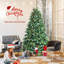Arbre de Noël vert pin pin cachemire avec lumières DEL-411583376