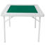 Table carrée pliante à cartes avec feutre vert, plateaux à puces et porte-gobelets pour 4 joueurs, table de poker et de Mahjong portable et durable