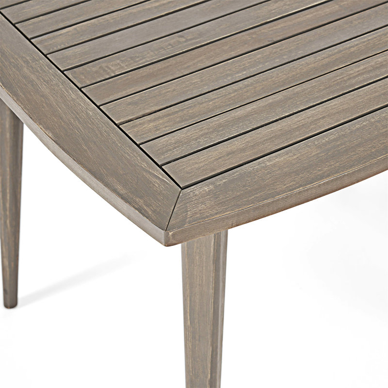 Table de salle à manger en bois, Gris