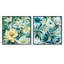 Dany - Ensemble de 2 collages floraux carrés-101857744-101857745