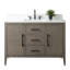 Ensemble de meuble-lavabo simple 48 po avec plateau en marbre Chambery