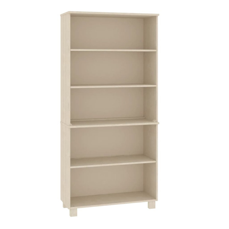 180cm H x 85cm W Standard Bookcase, Honey Brown