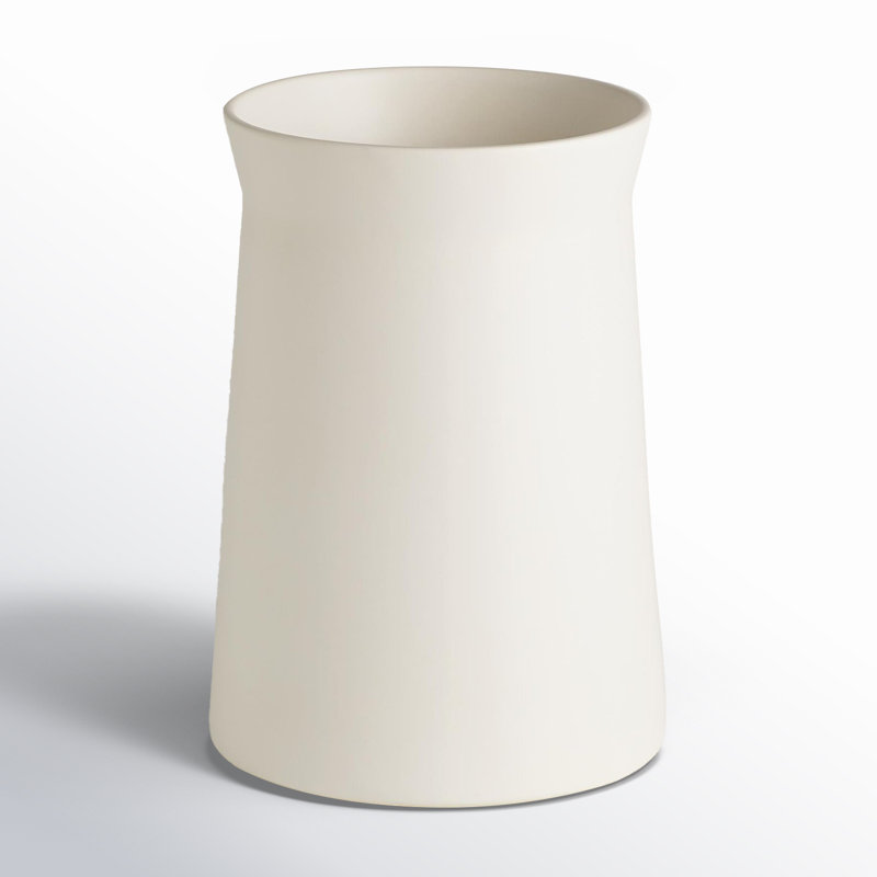 Handmade Ceramic Table Vase, Moon, 9.75" H x 6.75" W x 6.75" D