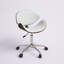Chaise de bureau en similicuir de style Mid-Century Aden-21223756