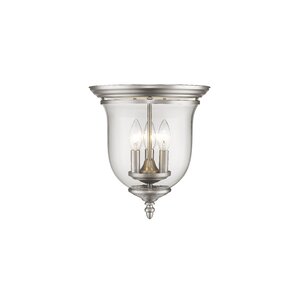 Lark Manor Aaven Glass Flush Mount & Reviews | Wayfair