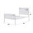 Cargo White Finish Full Bed
