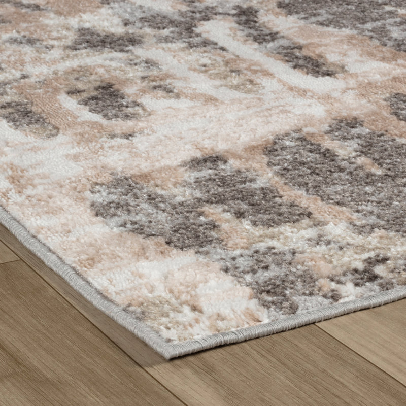 Tapis rectangulaire Kennily avec envers antidérapant, Rectangle 7 pi 10 po x 10 pi 10 po