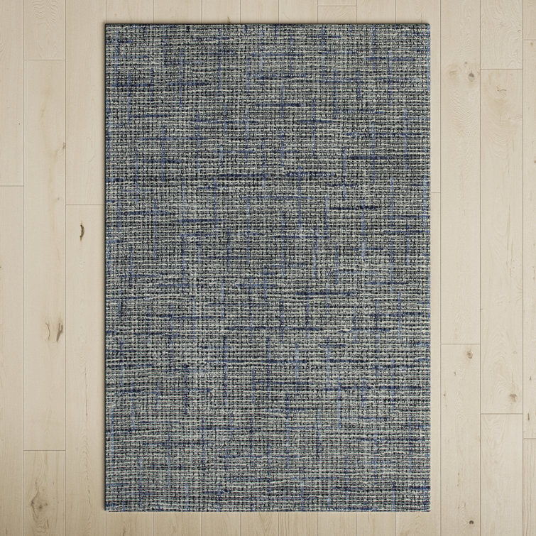Caryville Handmade Tufted Wool Gray Area Rug