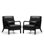 Fauteuil en cuir Jabarius