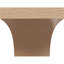Bois de cèdre brut StockportThane Corbel, apprêté brun clair Stockport-88291797