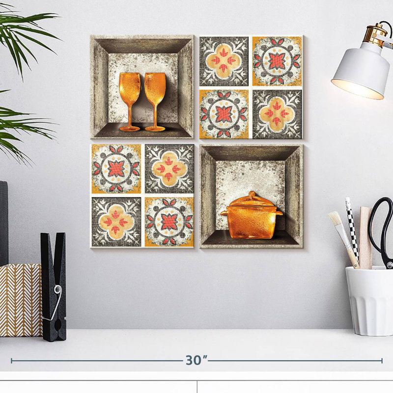 Carreaux de cuisine Fancy, H 18 po x l 18 po