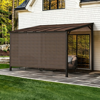 Pergola Shade Cover, High Density HDPE Replacement Canopy with Grommets