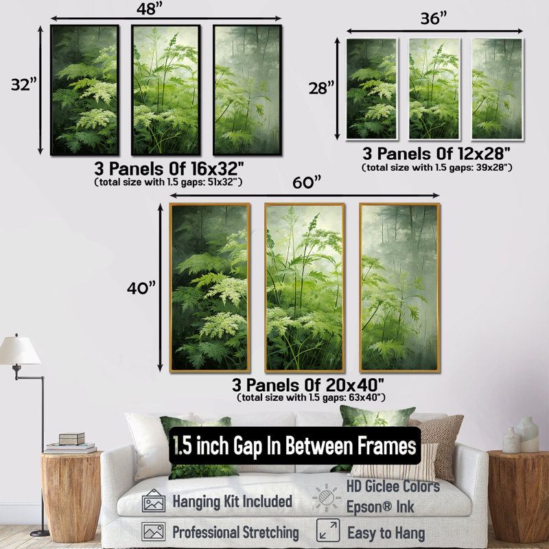 «Herbs Pottery Delights 1 - Floral Herbs», art mural, H 40 po x l 60 po, Cadre flottant noir