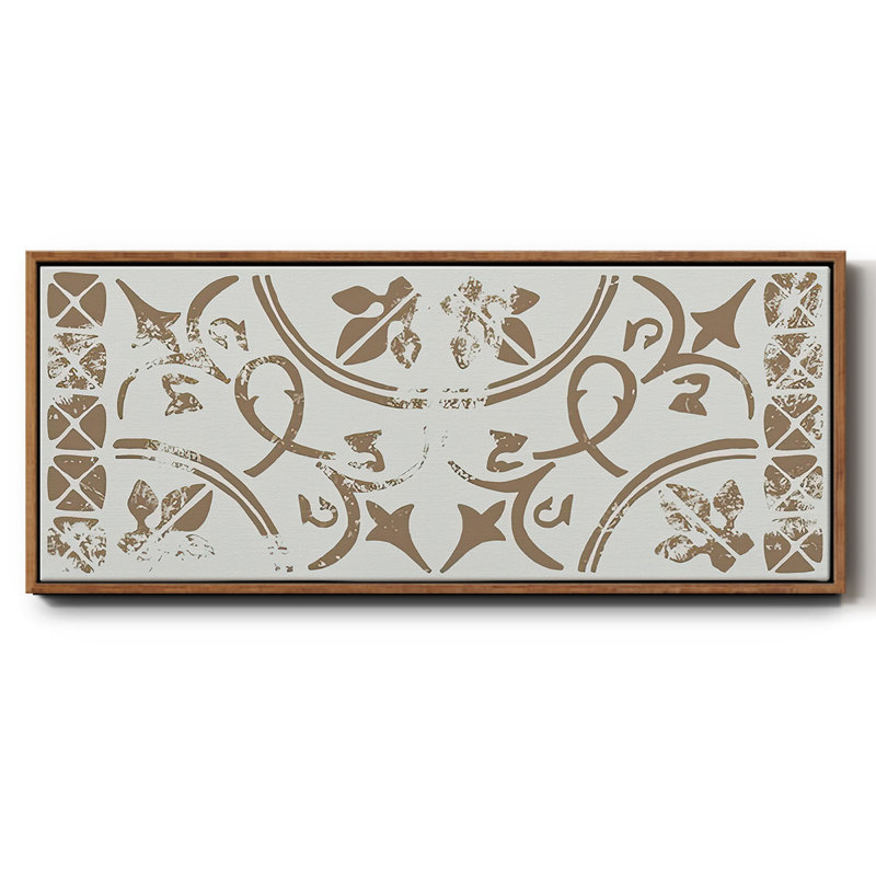 Ceramic Tile Collection - Framed Canvas, 24" H x 60" W