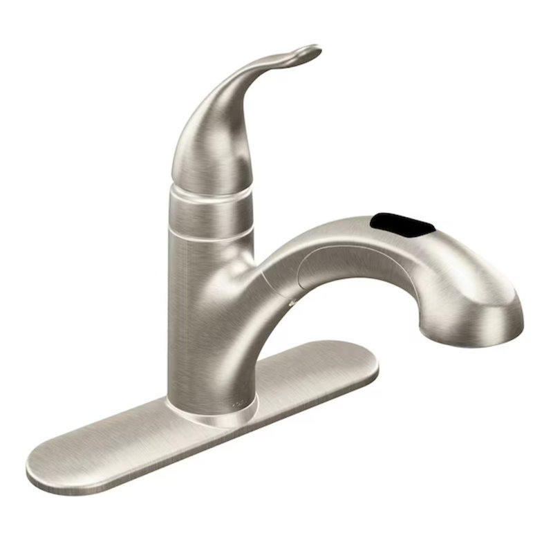 Integra Pull Out Single Handle Kitchen Faucet with Duralock™, Spot Resist Stainless