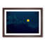 Yellow Moon over the Mountain - Picture Frame Painting Print-55613987-55613996
