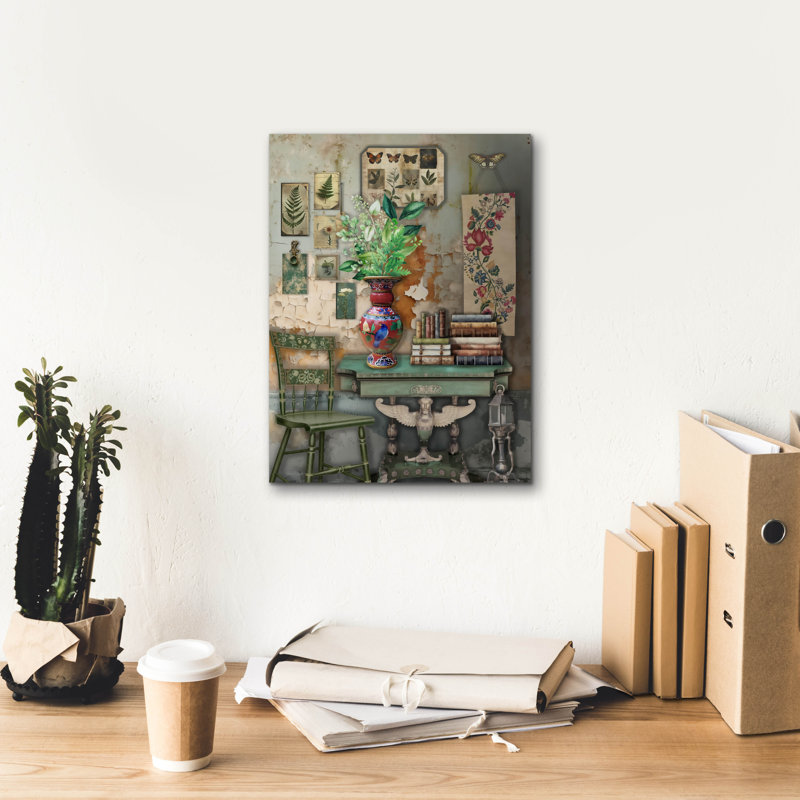  «Room Decor B» par Jean Plout, art mural 12 po x 16 po
