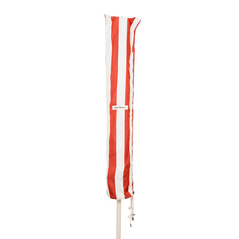 Patio 90'' W Umbrella, Red/White