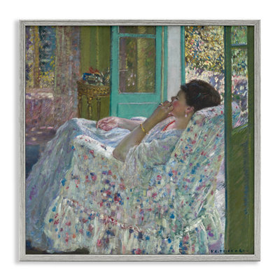Art classique de la femme encadrée par estampe numérique par one1000paintings